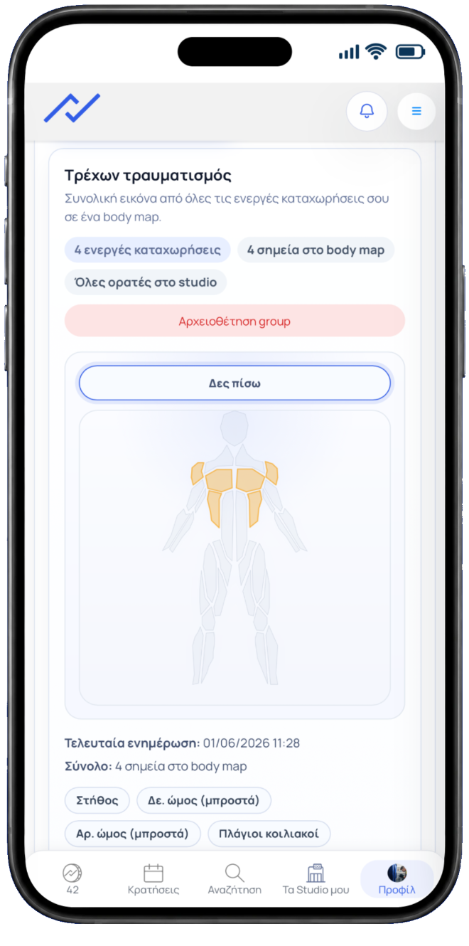 fitVibe body map